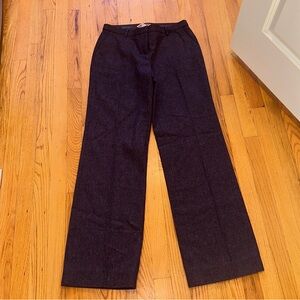 Vintage plum Thomas Pink tweed trousers